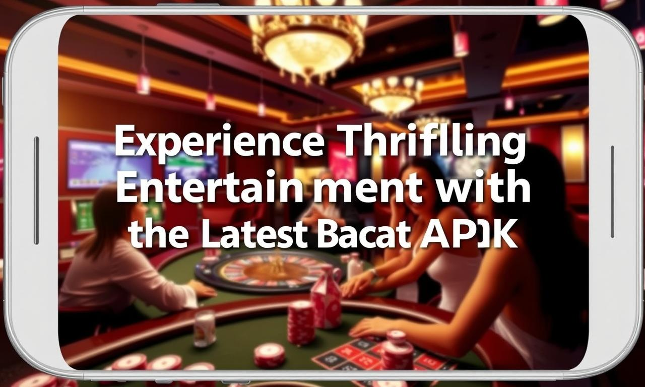 擁有最新百家樂apk，享受刺激娛樂盛宴