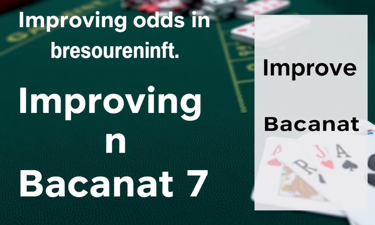 如何在百家樂 7 中提高勝率