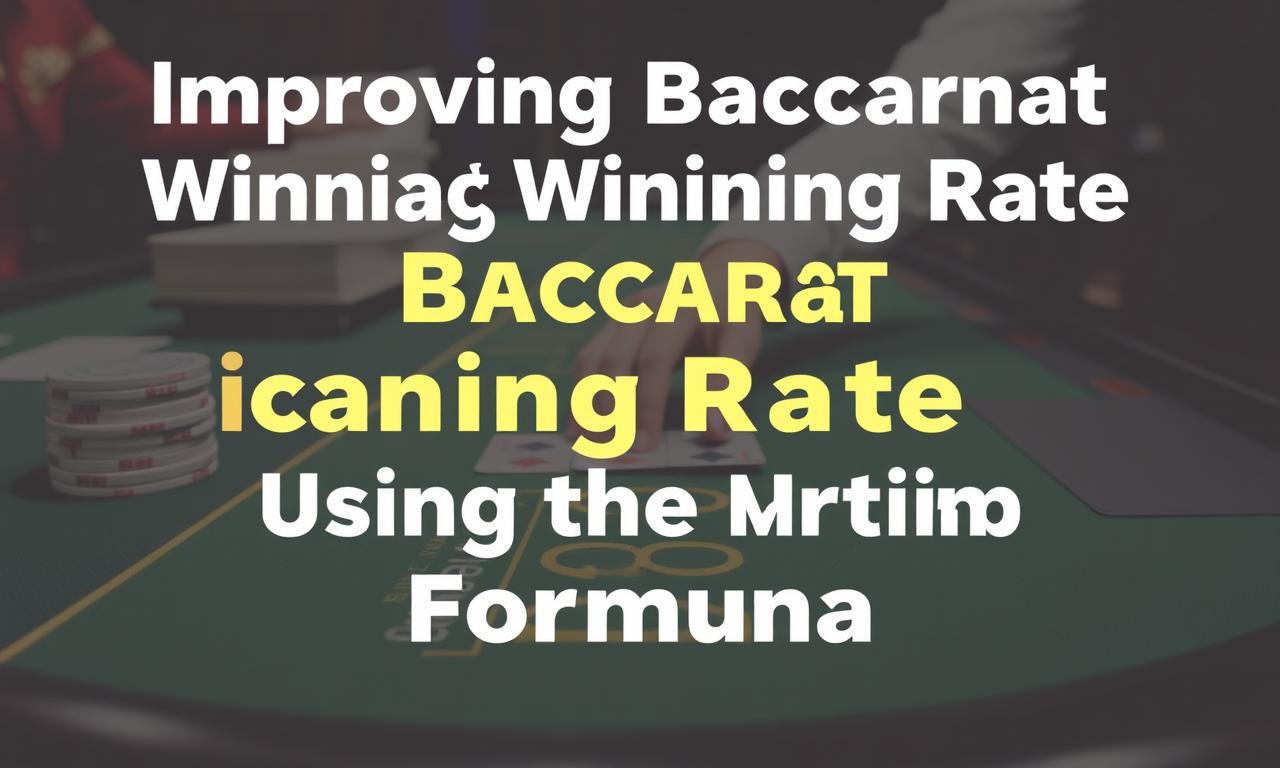 如何運用百家樂馬丁公式提升勝率