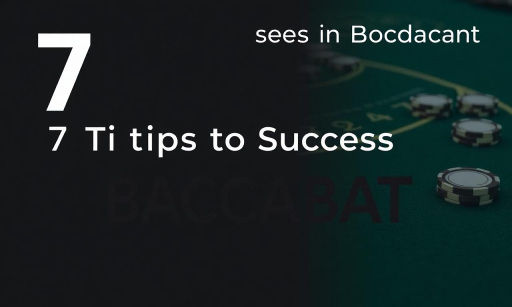 7個幸運提示，助你在百家樂中大贏家